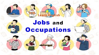 List of Jobs and Occupations  Occupations vocabulary in English [upl. by Thurstan]