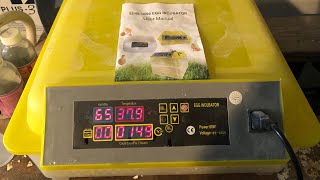 Automatic egg incubator operating instructions and duck eggs [upl. by Sulamith]