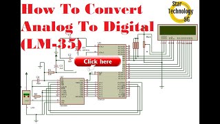 Microcontroller 8051 Project 37 How To Interface ADC  LM 35 Temperature Sensor [upl. by Nicks628]