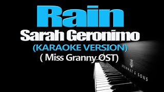 RAIN  Sarah Geronimo KARAOKE VERSION Miss Granny OST [upl. by Sergius]