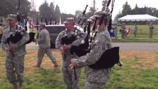 The Pipes and Drums of the 191st Army Band [upl. by Ravert]