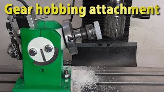 DIY gear hobbing attachment for milling machine part 1 [upl. by Uyekawa]