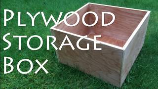 How to make a Plywood Storage Box [upl. by Yliram692]