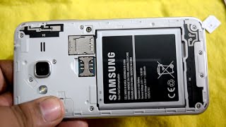 How to Insert Sim Card and SD Card in Samsung Galaxy J3 2016 [upl. by Amand]