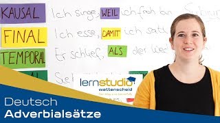 Adverbialsätze  Deutsch Nachhilfe [upl. by Kedezihclem]