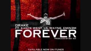 Forever Instrumental  Drake ft Lil Wayne Kanye West And Eminem [upl. by Kristo57]