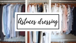 8 astuces rangement  Dressing amp accessoires [upl. by Madge]