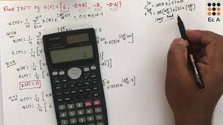 DSP6 Problem on Inverse Discrete Fourier Transform IDFT  EC Academy [upl. by Aikas]