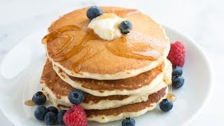 Easy Fluffy Pancakes Recipe  How to Make Pancakes from Scratch [upl. by Dailey294]