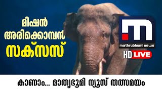 Mission Arikkomban  Mathrubhumi News Live HD  Arikomban  Malayalam News Live [upl. by Rebmyt34]