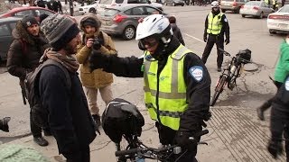 Manifestation Brutalité Policière 15 Mars 2014  Montréal Police Brutality Protest [upl. by Aikram528]