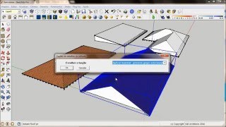 Fazendo telhado no Sketchup usando plugin instant roof [upl. by Janet]