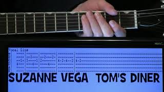 Suzanne Vega Toms Diner Guitar Chords Lesson amp Tab Tutorial DNA Remix AnnenMayKantereit Giant Rooks [upl. by Enitsuj]