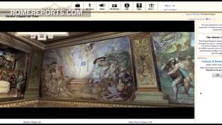 A 3D virtual tour of the Sistine Chapel [upl. by Eidnam]