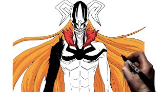 How To Draw Ichigo Hollow  Step By Step  Bleach [upl. by Papert]