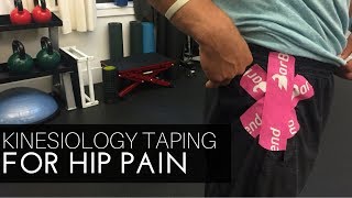 Kinesiology Taping for Hip Pain [upl. by Yzmar961]