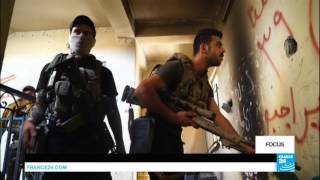 EXCLUSIVE  Mosul Iraqi snipers battle the Islamic State group [upl. by Nagaer]