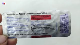 Nostra CR 10 Tablet  Norethisterone 10mg Tablet  Nostra 10mg Tablet Uses Benefits Dosage Review [upl. by Nilad]