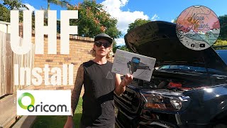 How to install an Oricom UHF Radio in Ford Ranger [upl. by Dlared]