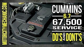 Cummins 67500 Mile Service DOS and DONTS [upl. by Rosaleen353]