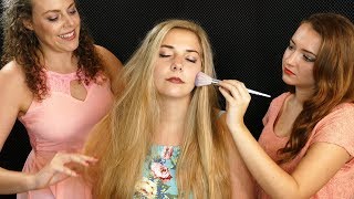 Pampering Madison ASMR Spa Treatment Hair amp Face Brushing Braiding Corrina amp Lucy [upl. by Nyladam529]