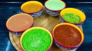 6 Salsas Mexicanas Deliciosas [upl. by Aceber]