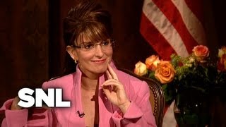 CBS Evening News Katie Couric Interviews Sarah Palin  SNL [upl. by Naitsirhc644]