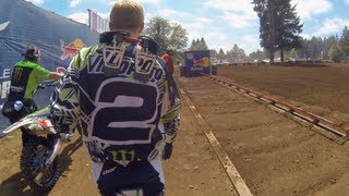 GoPro HD Ryan Villopoto Full Moto 2  Washougal MX Lucas Oil Pro Motocross Championship 2013 [upl. by Magdala]