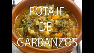 Potaje de Garbanzos  Chickpea stew [upl. by Rebba]