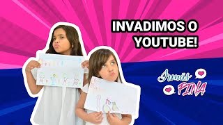 INVADIMOS O YOUTUBE  Irmãs Pina [upl. by Harrod133]