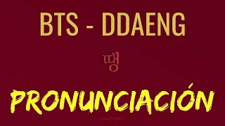 BTS  DDAENG 땡 LETRA FÁCILEASY LYRICS [upl. by Maurizio]