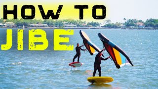 How to Jibe  WING FOIL transition [upl. by Fleeman]