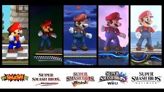 Evolution of Marios Moveset in Super Smash Bros 19992018 [upl. by Hodess368]