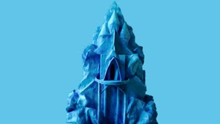 How To Make Queen Elsas Ice Castle From Frozen [upl. by Cormick]