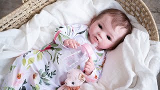 Morning Routine and Playtime for Realistic Silicone Reborn Baby Gracelyn [upl. by Ney370]