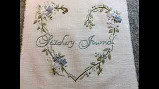 Title Page Journal of Stitchery Project [upl. by Etnaled]