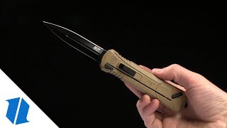 MampP Spring Assisted OTF Knife Overview [upl. by Adiuqram]