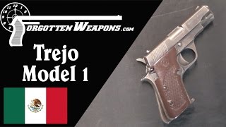 Trejo Model 1 Machine Pistol Shooting and History [upl. by Aniretac]