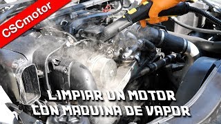 Limpiar motor con vapor  Consejos [upl. by Kristel]