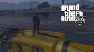 GTA 5  Submarine Secret Location [upl. by Obeded224]