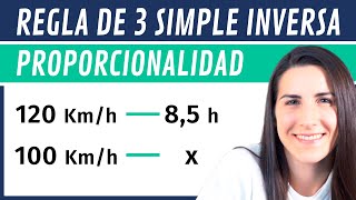 PROBLEMA de Proporcionalidad INVERSA ✅ REGLA DE TRES Simple Inversa [upl. by Salis]