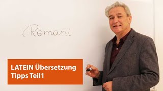 Latein Übersetzung  Tipps Teil 1 [upl. by Eymaj]