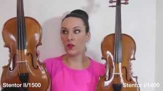 Stentor I vs Stentor II 1400 vs 1500 Violin REVIEW [upl. by Mariande634]