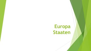 Geographie Staaten Europas kurz zusammengefasst [upl. by Colton]