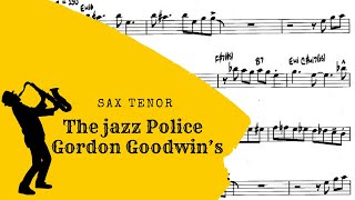 The jazz Police  Sheet Music Alto Sax [upl. by Aynekal683]