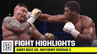 HIGHLIGHTS  Andy Ruiz vs Anthony Joshua 2 [upl. by Aisorbma]