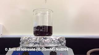 Synthesis of gold nanoparticles [upl. by Hawger]