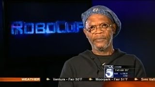 Reporter confuses Samuel L Jackson with Laurence Fishburne [upl. by Ecnerolf870]