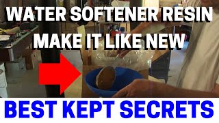 NEVER Replace Water Softener Resin Until Watching This [upl. by Ekrub]