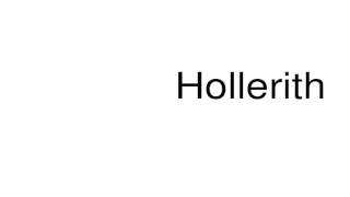 How to pronounce Hollerith [upl. by Alderson341]